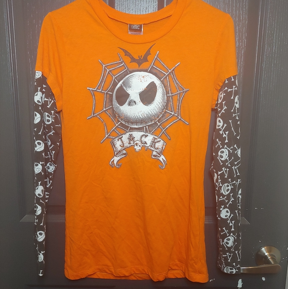 Long Sleeve Nightmare Before Christmas Shirt